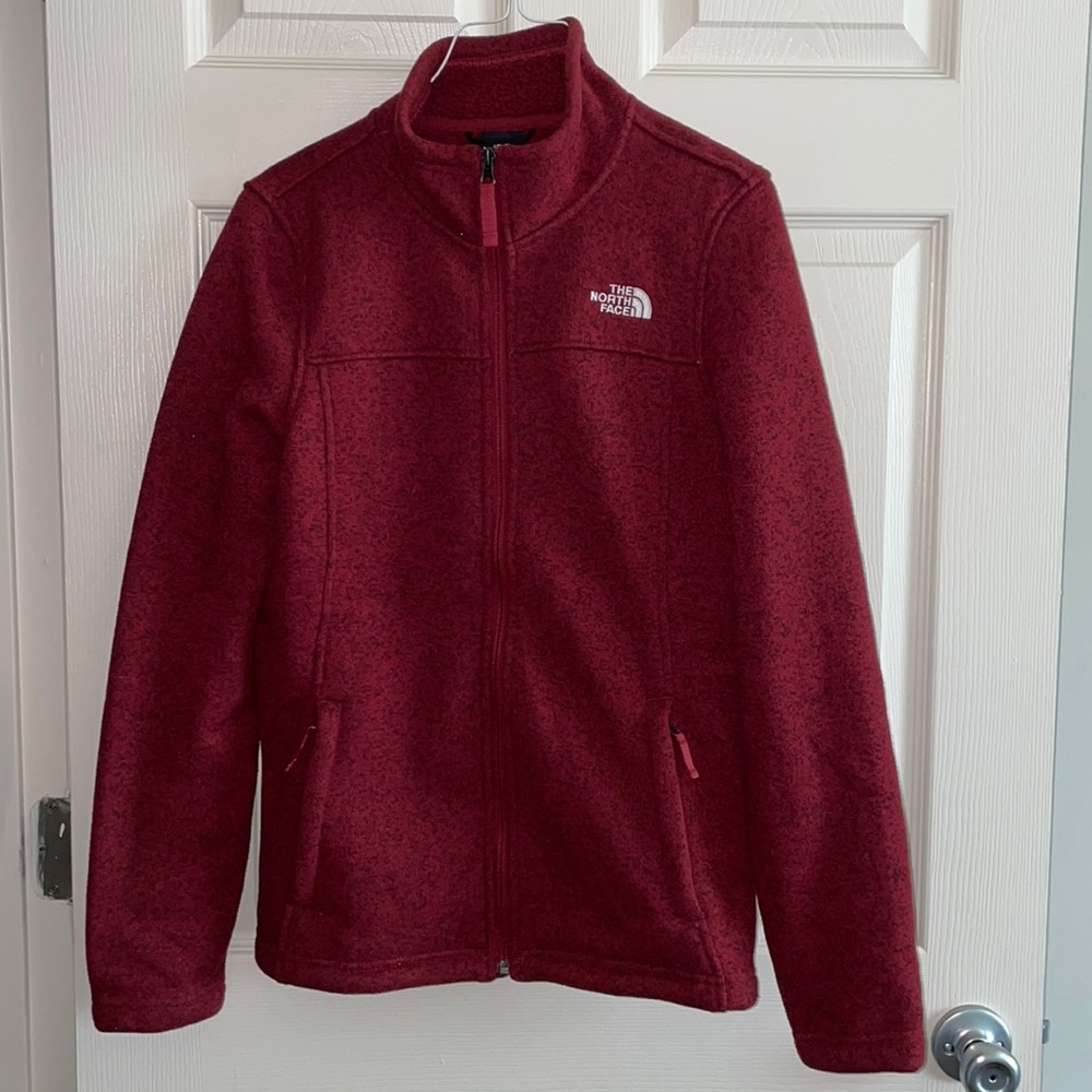 The Northface Sweater, Cardinal Red Women’s Medium.